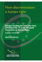 Non-discrimination: a human...